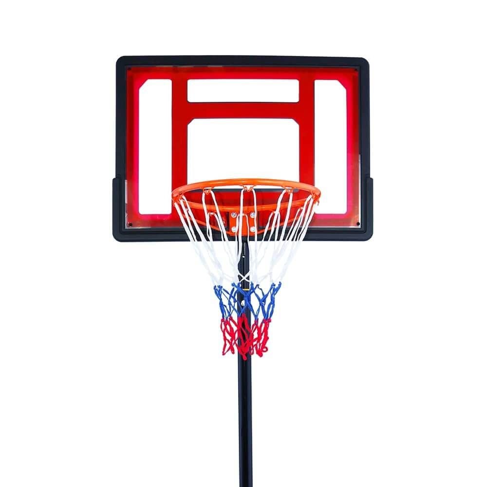 Set cos de baschet, Action One Junior High, inaltime reglabila 115-210 cm, panou 83 x 59 cm