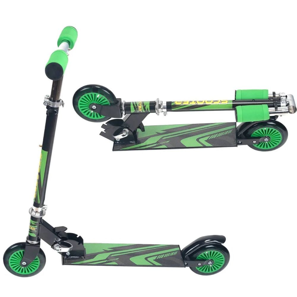 Trotineta pliabila, Action One, Fusion Stripes, Verde