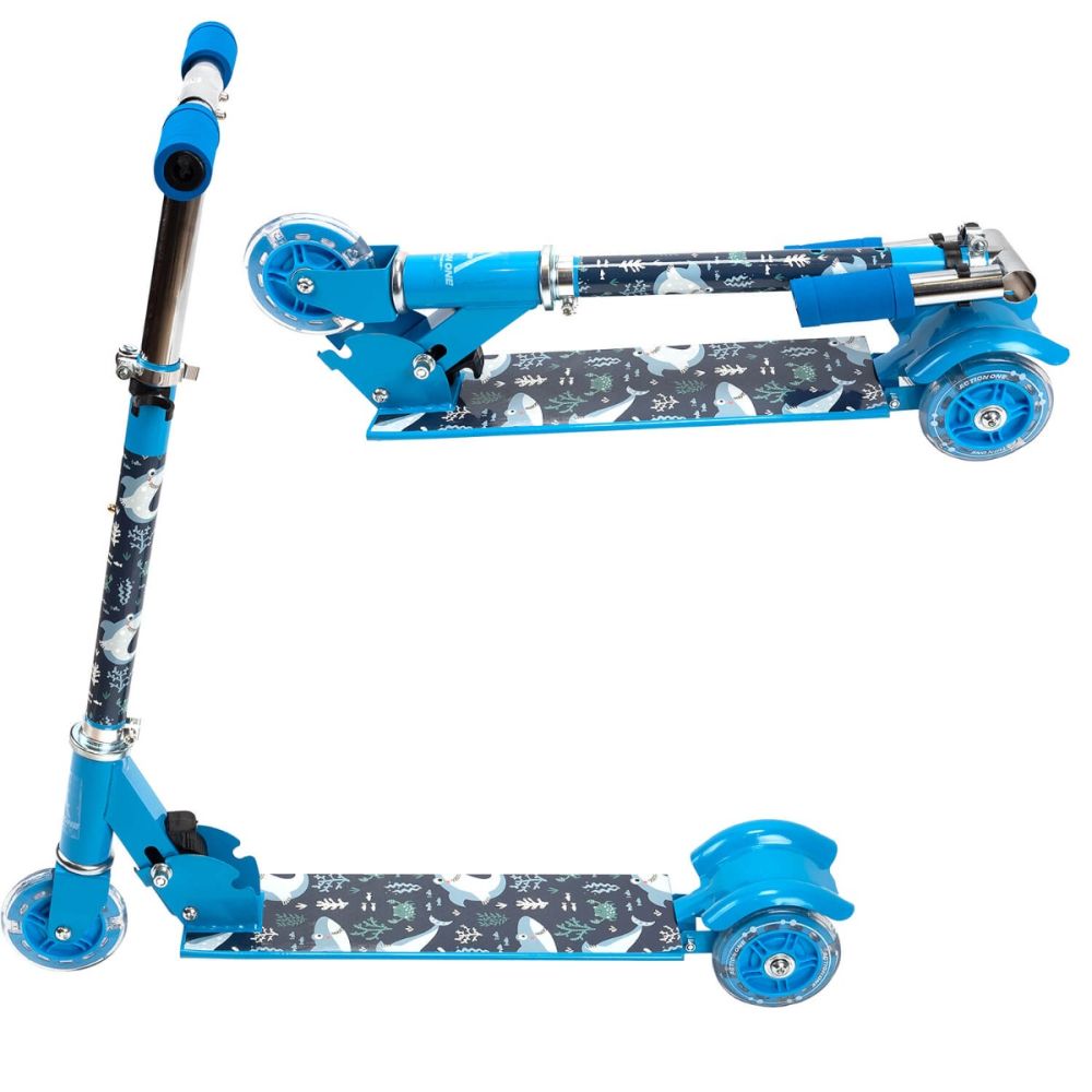 Trotineta de copii, Action One, Deep Sea, Albastru