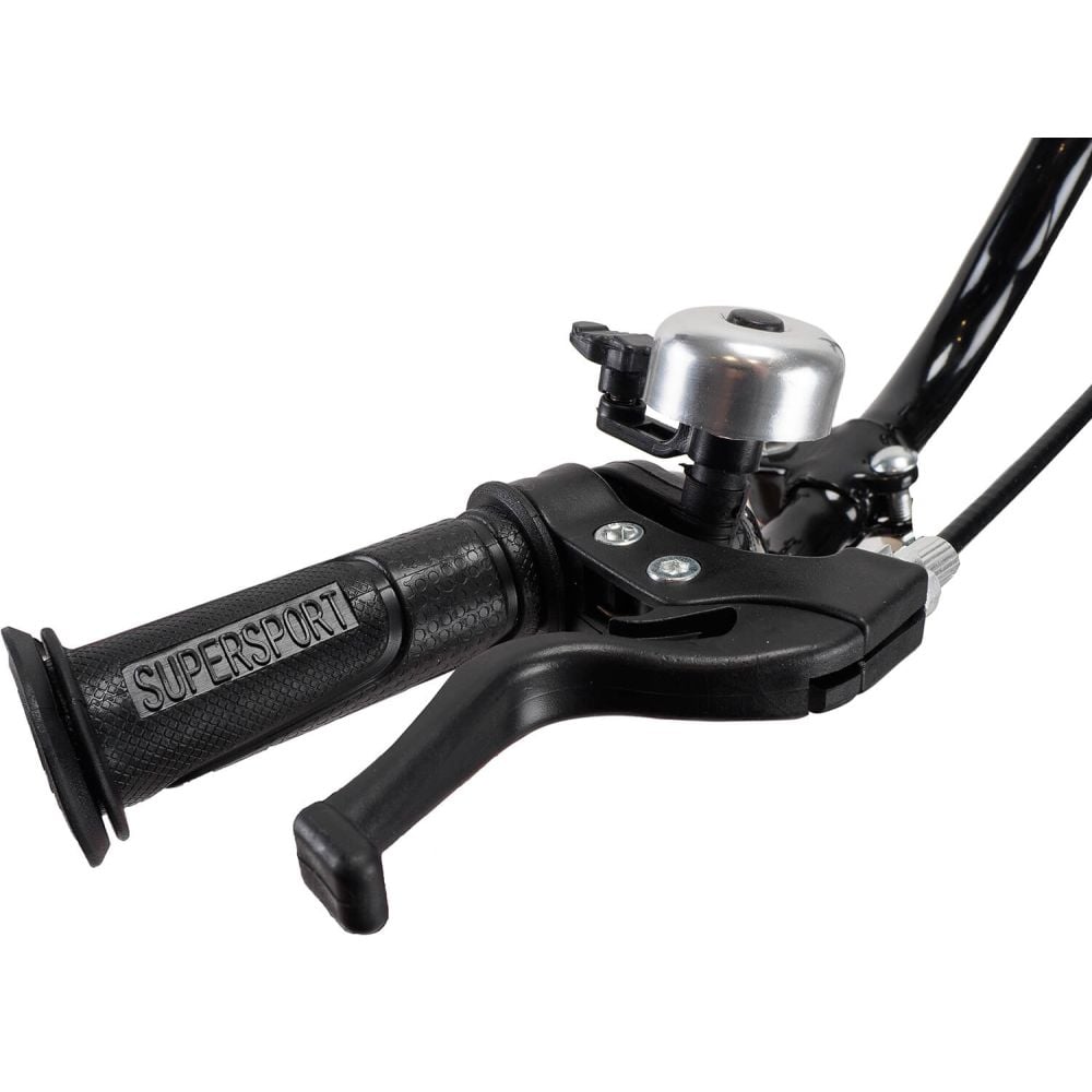 Bicicleta cu roti ajutatoare, Action One Arrow, 16 inch, 5-7 ani, Gri