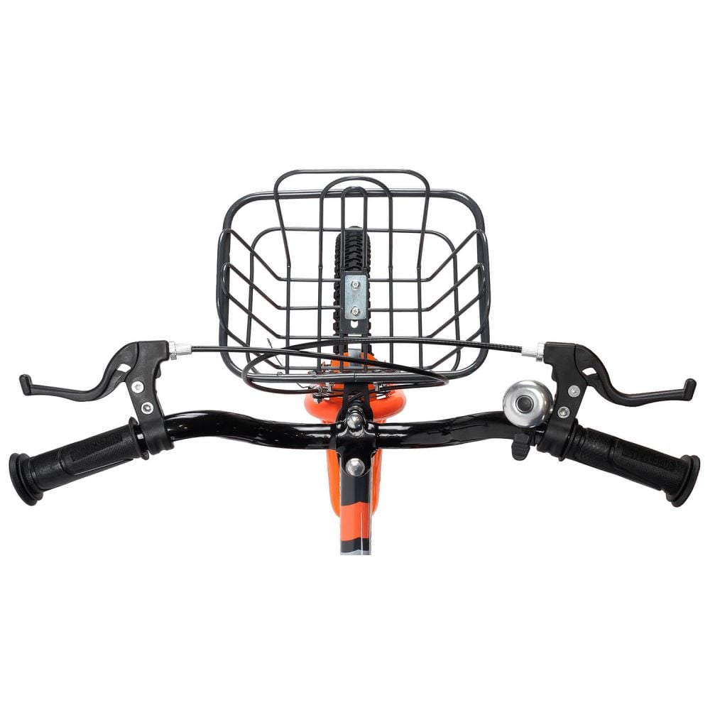 Bicicleta cu roti ajutatoare, Action One Arrow, 16 inch, 5-7 ani, Gri