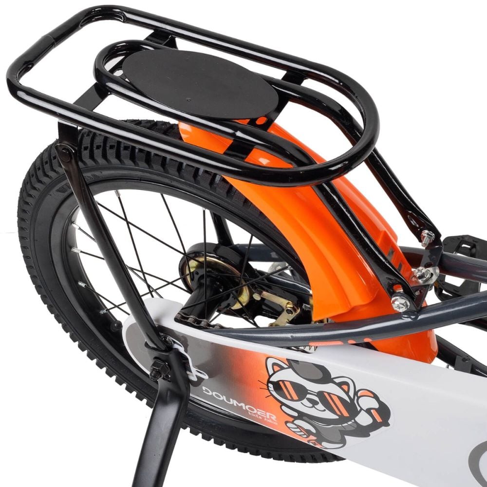 Bicicleta cu roti ajutatoare, Action One Arrow, 16 inch, 5-7 ani, Gri