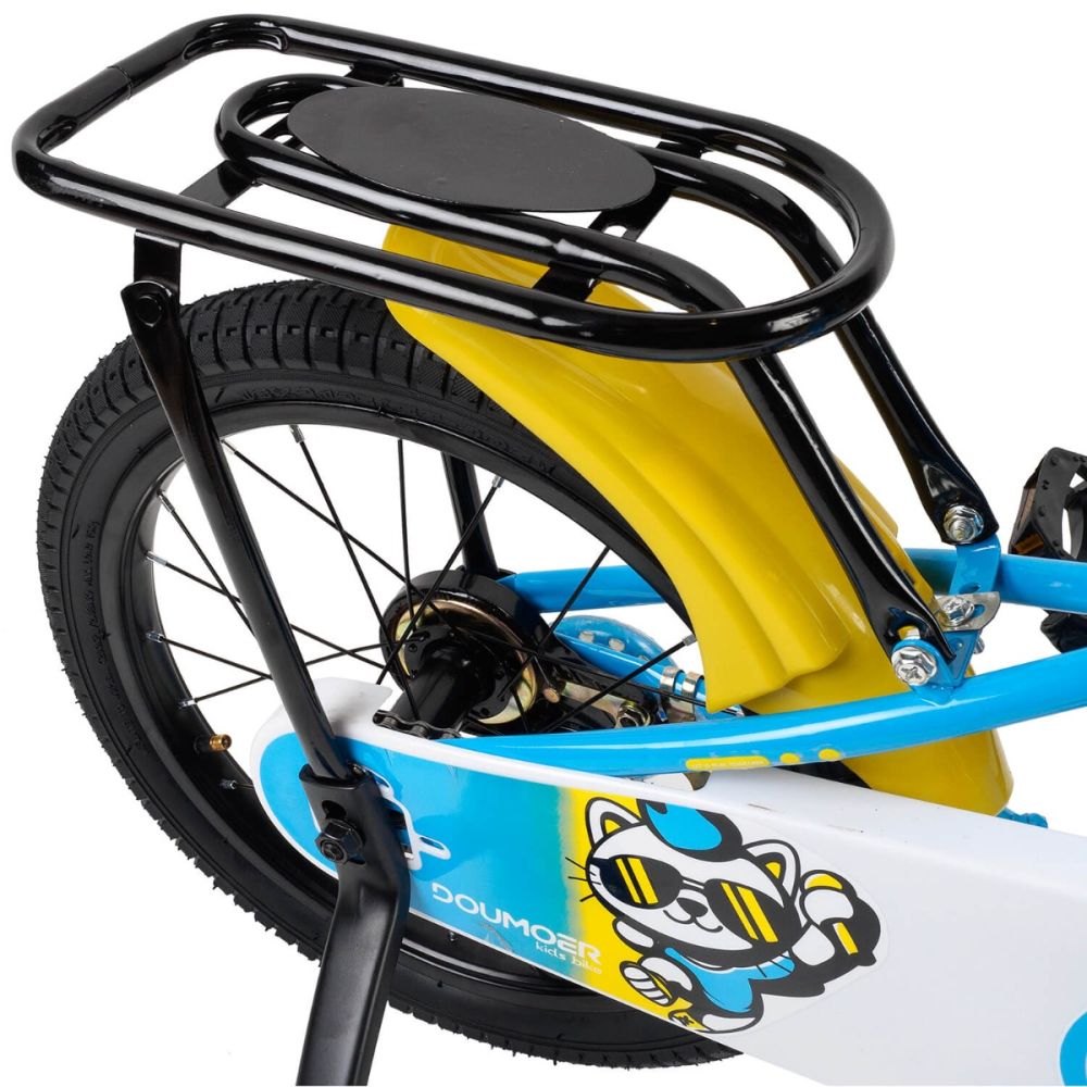 Bicicleta cu roti ajutatoare, Action One Arrow, 16 inch, 5-7 ani, Blue