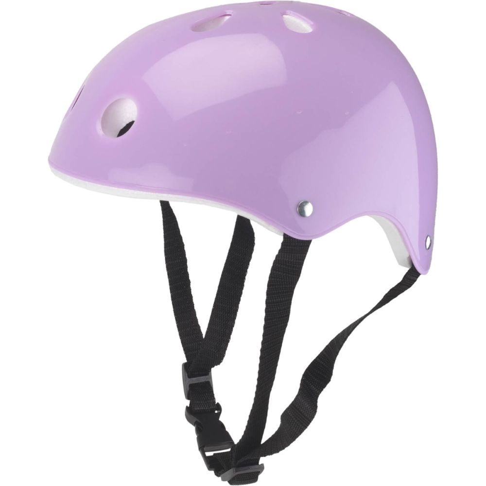 Set de role incepatori, Action One, roti luminoase, cu casca, protectii si geanta de transport, S (31-34) Purple
