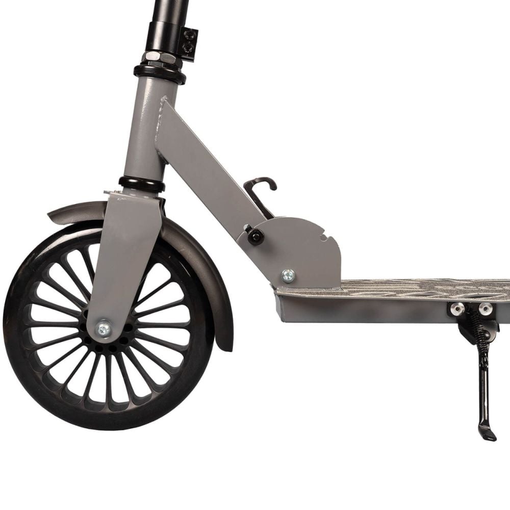 Trotineta Pliabila, Action One, Grand Prix, platforma perforata, roti 200 mm, Negru