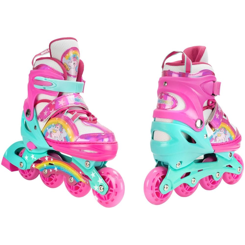 Role reglabile, Action One, Unicorn Fantasy, roti luminoase, M(35-38), Roz