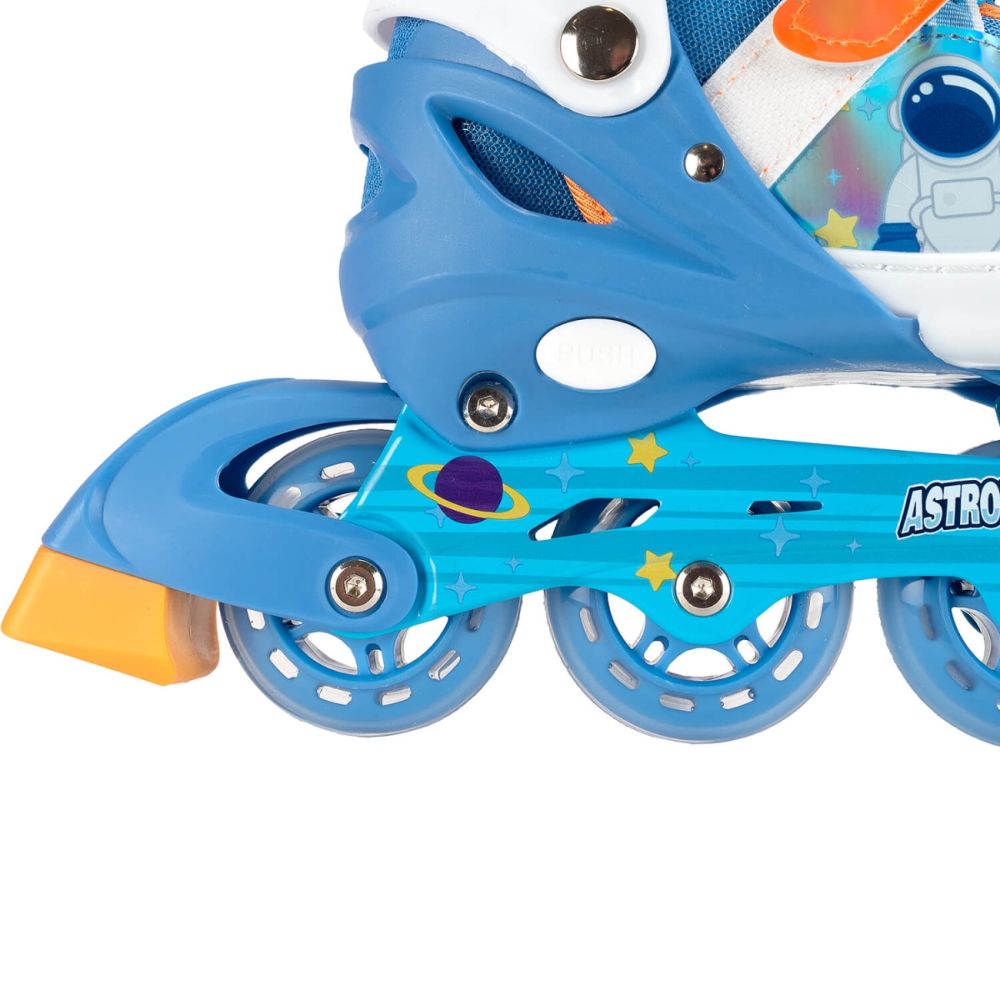 Role reglabile, Action One, Astro Space, roti luminoase, M(35-38), Albastru