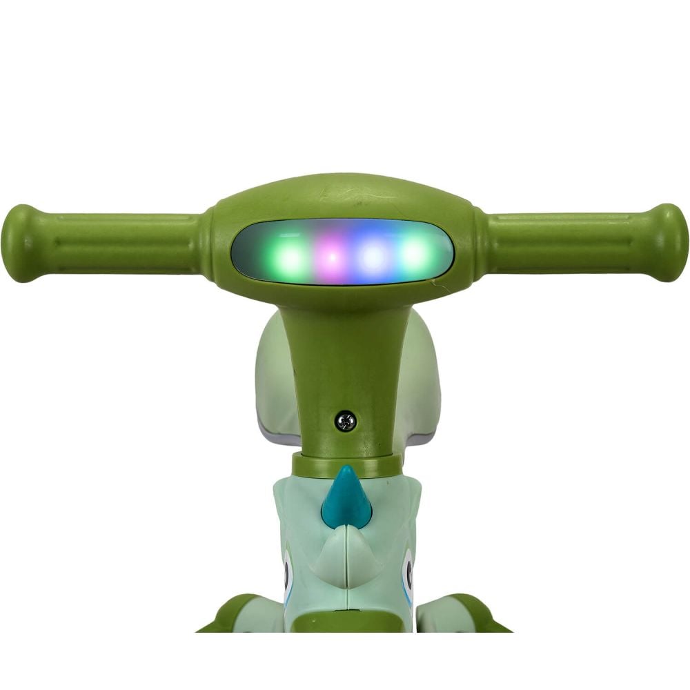 Bicicleta 2 in 1, Action One, cu roti ajutatoare si pedale detasabile, Verde