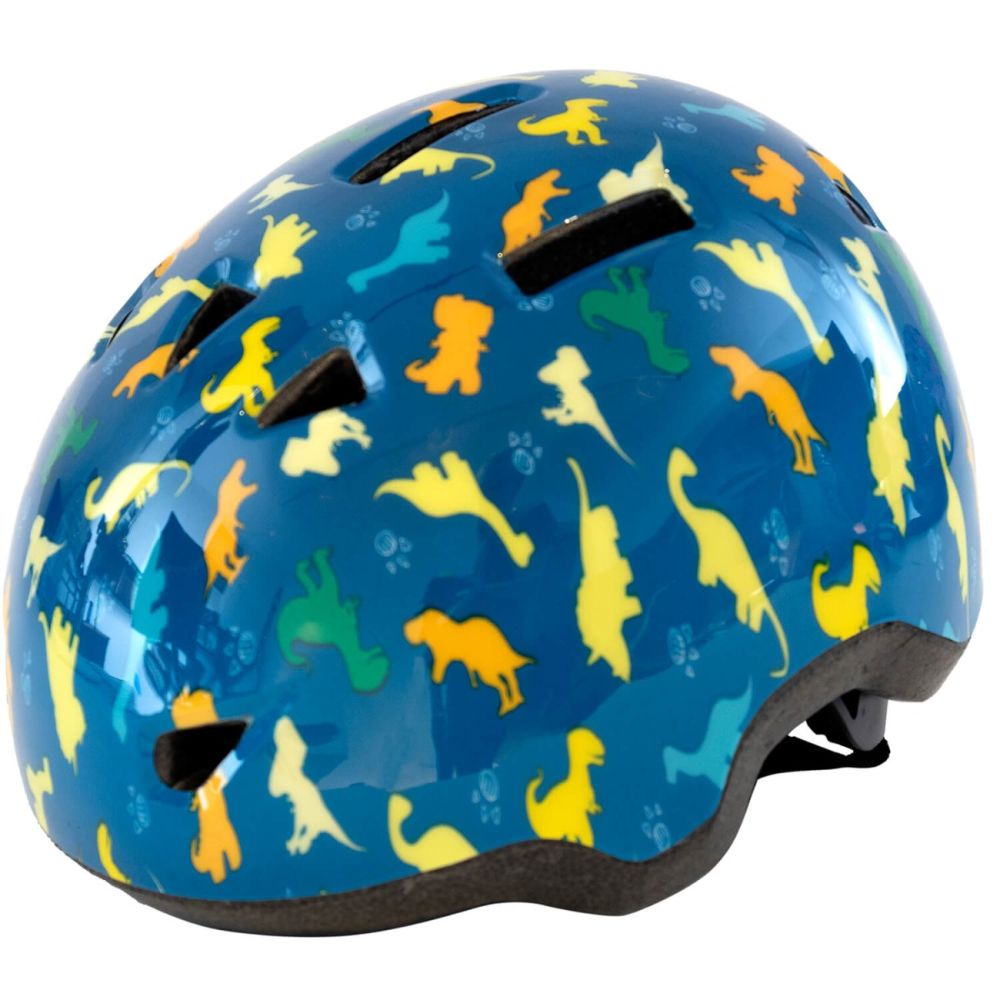 Casca de protectie, Action One, Dinosaur Power, marime 52-57 cm, Albastru