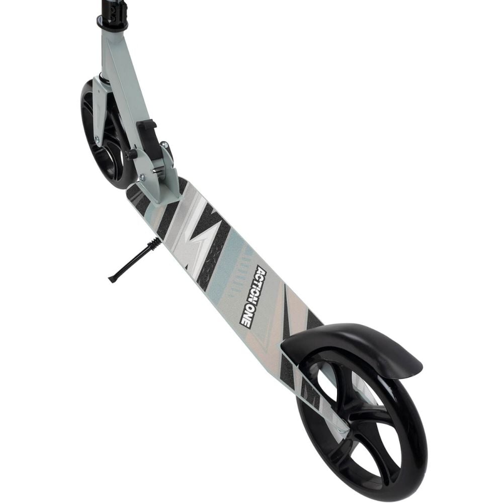 Trotineta pliabila, Action One, Urban Glide, inaltime ajustabila, roti 200 mm, Gri