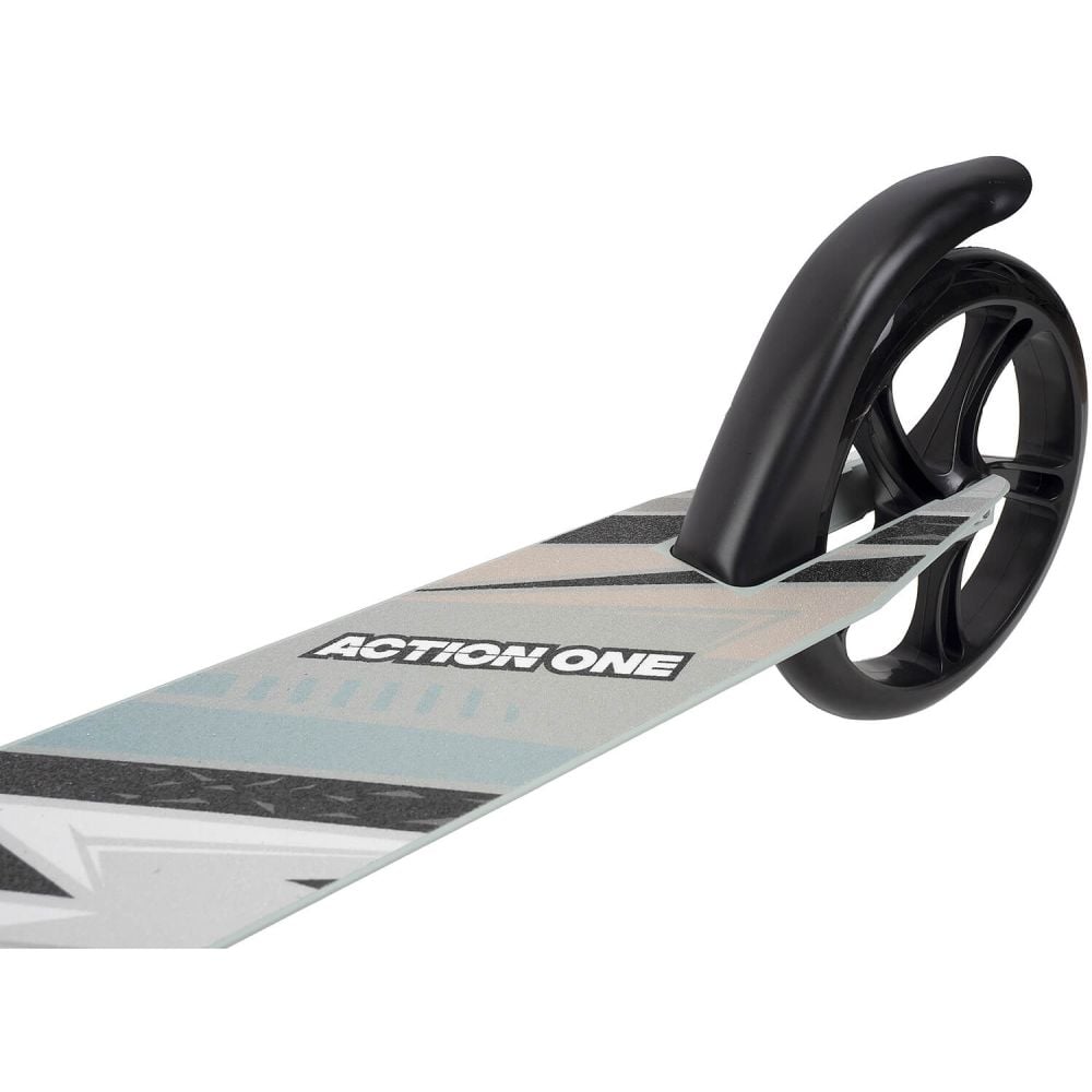 Trotineta pliabila, Action One, Urban Glide, inaltime ajustabila, roti 200 mm, Gri