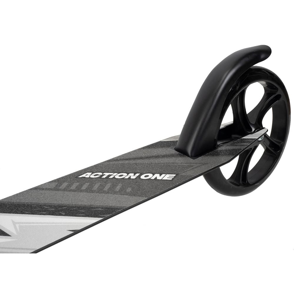 Trotineta pliabila, Action One, Urban Glide, inaltime ajustabila, roti 200 mm, Negru
