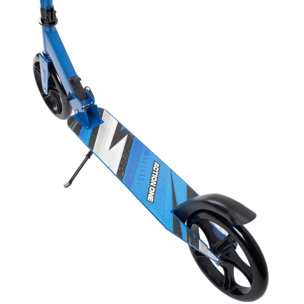 Trotineta pliabila, Action One, Urban Glide, inaltime ajustabila, roti 200 mm, Albastru
