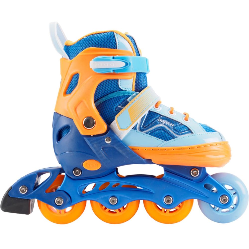 Role reglabile, Action One, Desire, roti silicon, sina aluminiu, L (39-42), Blue