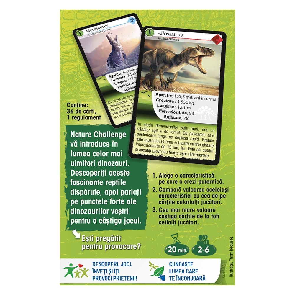 Joc educativ, Bioviva, Nature Challenge: Dinozauri