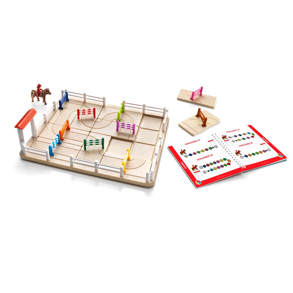 Joc de logica cu 80 de provocari, Smart Games, Horse Academy