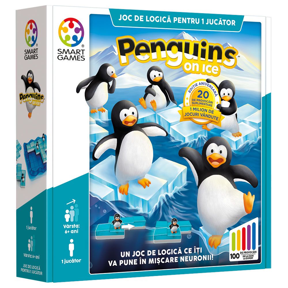 Joc de logica cu 100 de provocari, Smart Games, Penguins On Ice