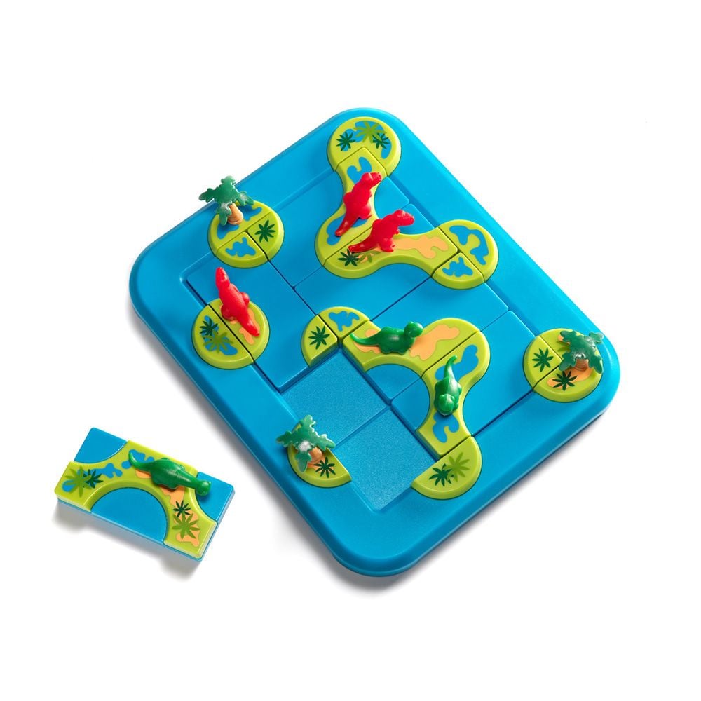 Joc de logica cu 80 de provocari, Smart Games, Dinosaurs Mystic Islands