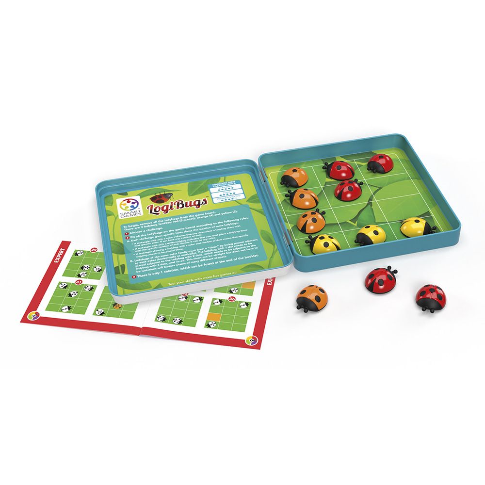 Joc de logica cu 48 de provocari, Smart Games, LogiBugs