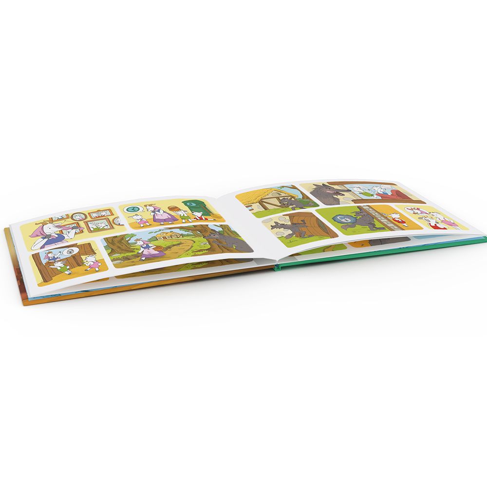 Joc de logica cu 48 de provocari, Smart Games, The wolf and the 7 goats, Deluxe