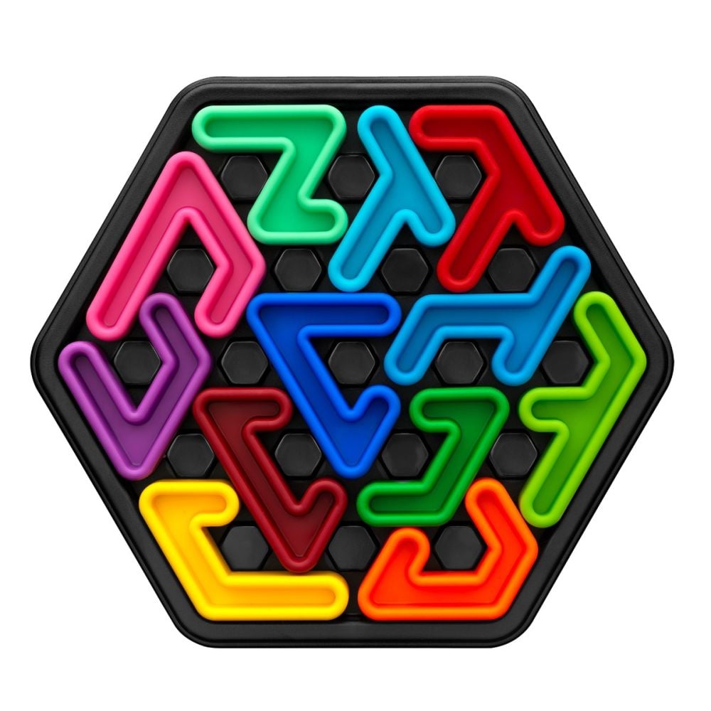Joc de logica cu 120 de provocari, Smart Games, IQ Deluxe, Hexagon