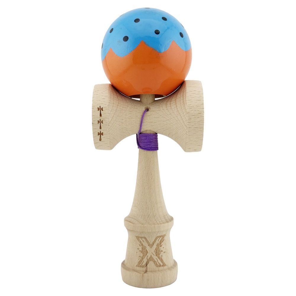 Jucarie de indemanare din lemn, Kendama X, Flippy, Big Cups V2