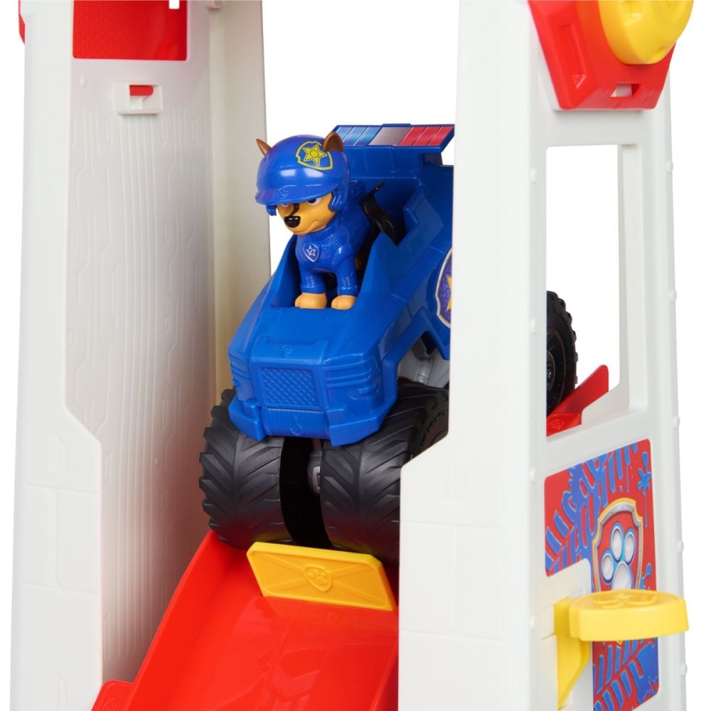 Set de joaca turn cu pista, Paw Patrol, Super Loop Tower HQ, 6069672
