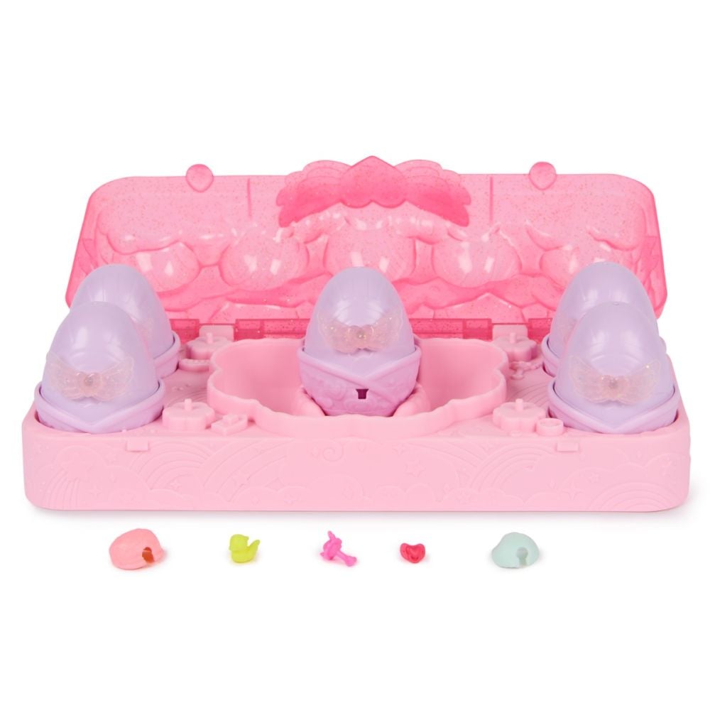 Set 5 figurine surpriza in cofrag, Hatchimals, Rainbow Splash, 6069777