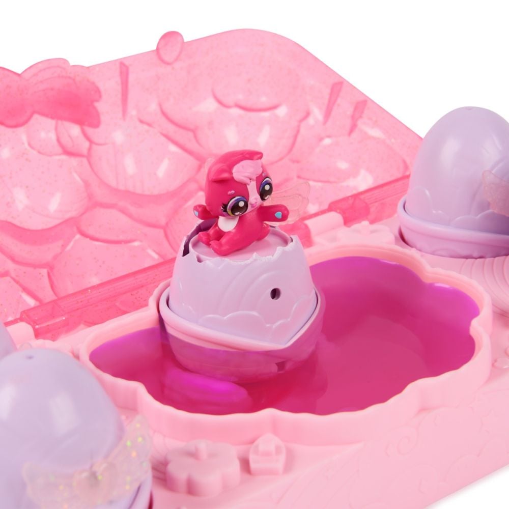 Set 5 figurine surpriza in cofrag, Hatchimals, Rainbow Splash, 6069777
