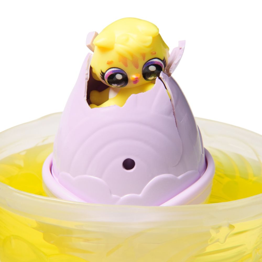 Figurina surpriza in ou, Hatchimals Alive, Rainbow Splash, 6069900