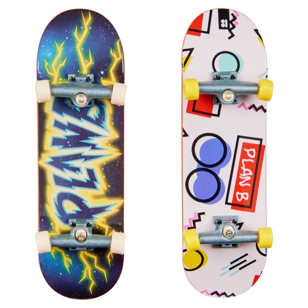Set 2 mini placi de skateboard, Tech Deck, Plan B, 20148084