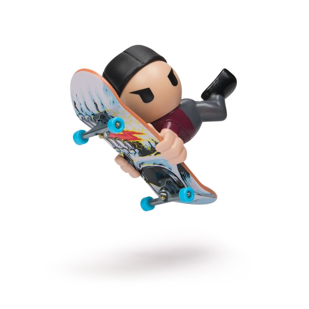 Set 2 mini placi de skateboard cu 2 figurine, Tech Deck, SK8 Crew, 20148777