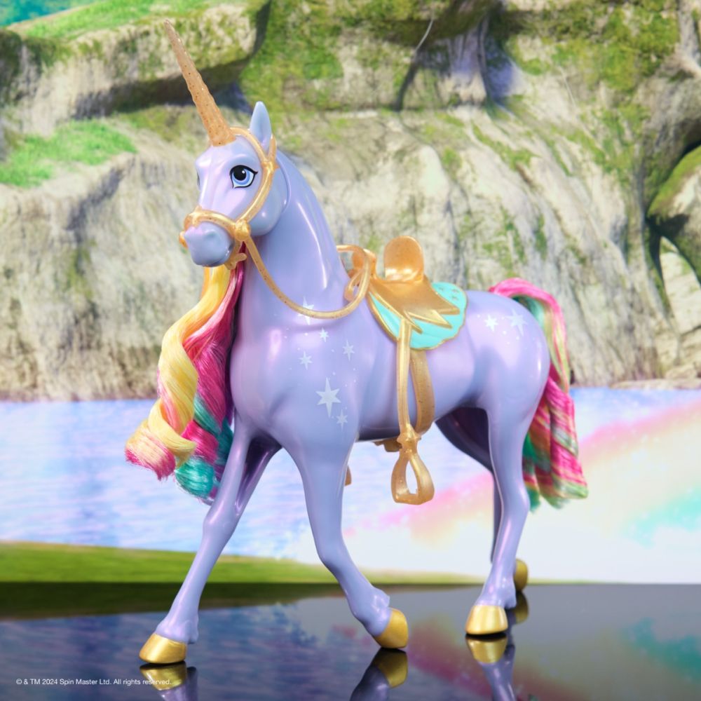 Figurina unicorn cu lumini curcubeu, Unicorn Academy, 6071157 | Noriel