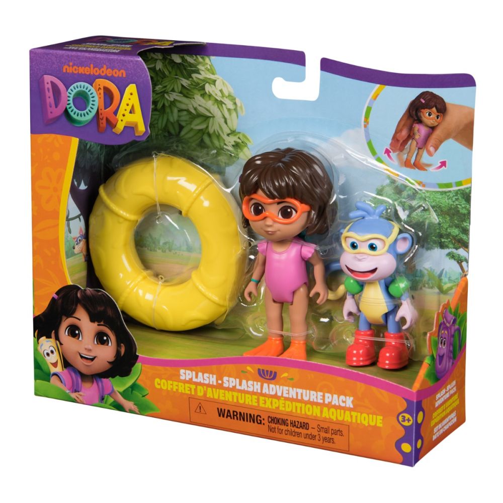 Set de joaca cu figurine, Dora Exploratoarea, Splash Adventure, 6073670