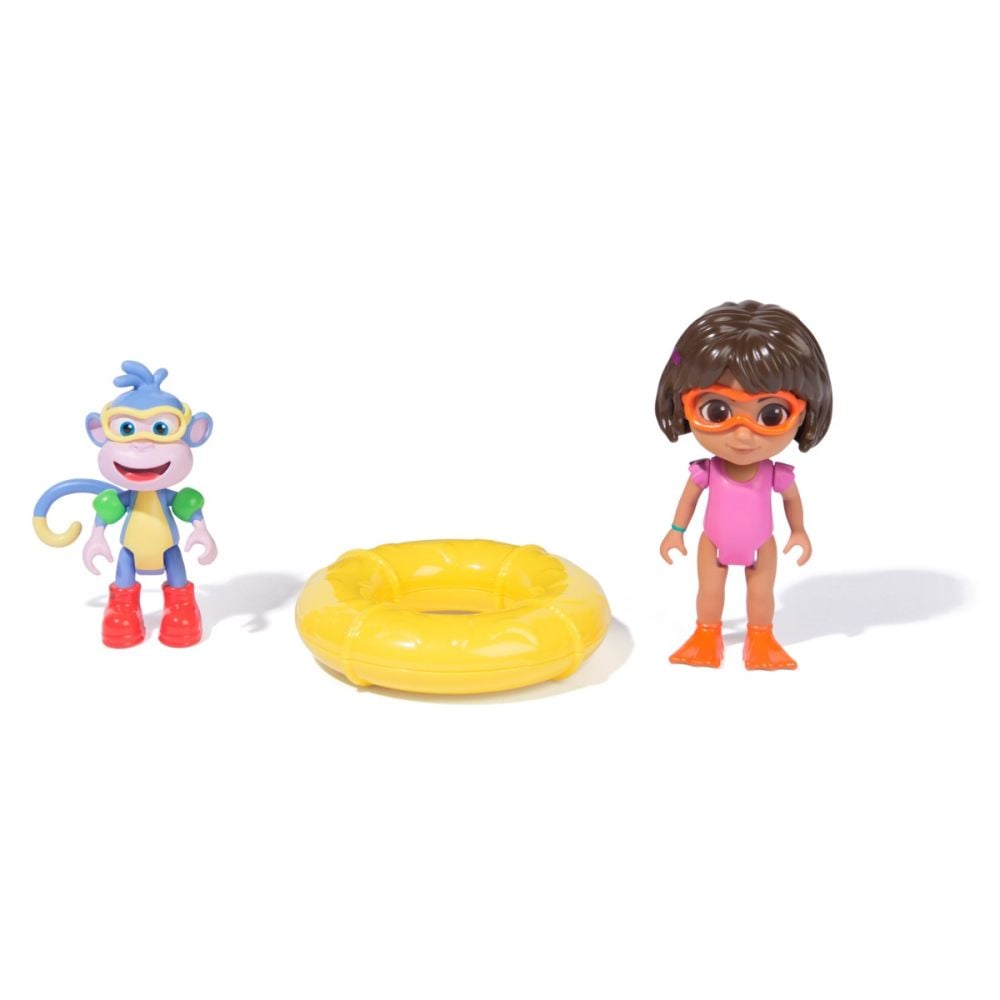 Set de joaca cu figurine, Dora Exploratoarea, Splash Adventure, 6073670