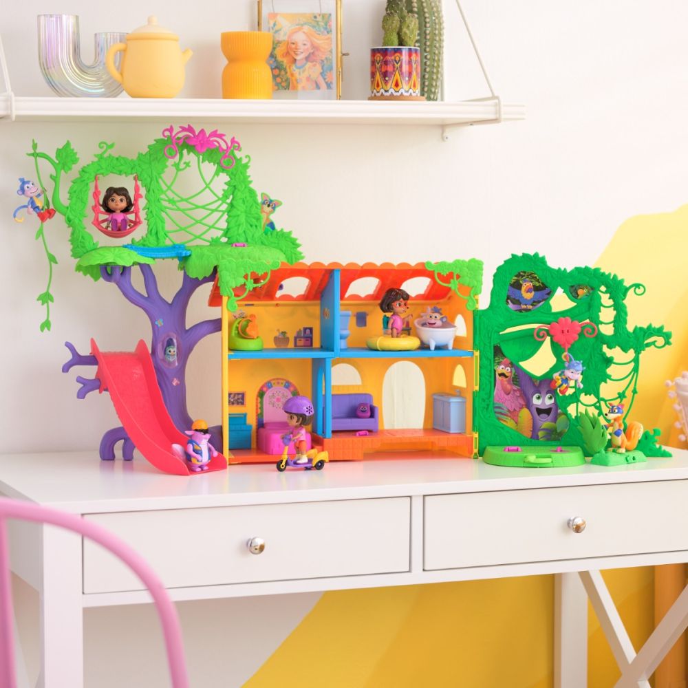 Set de joaca cu figurine, Dora Exploratoarea, Splash Adventure