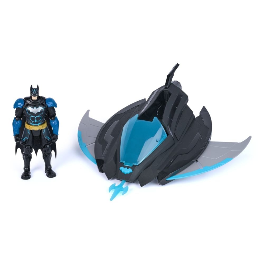 Figurina cu vehicul Batman, Ninja Strike, Katana Blade Batwing, 6074110