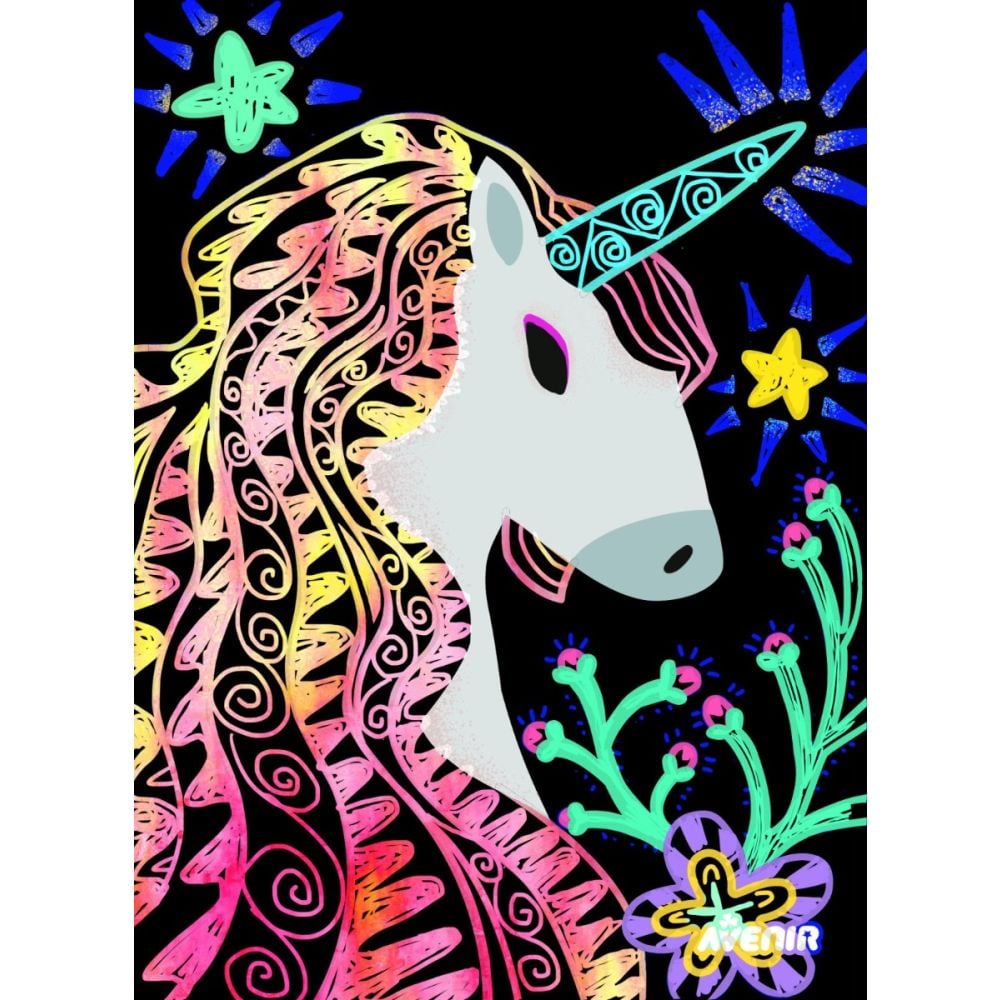 Kit de razuit, Avenir, 4 Unicorni magici