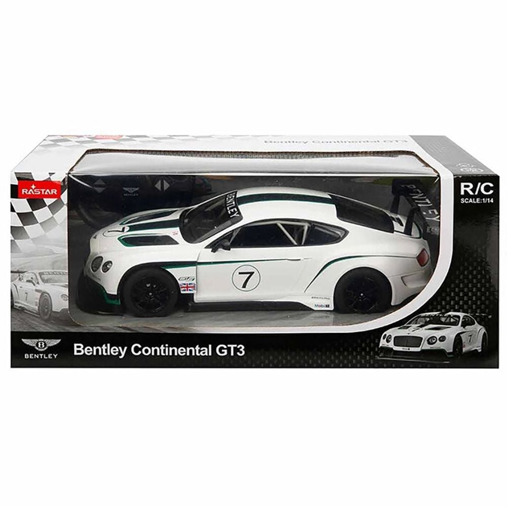 Masina cu telecomanda, Rastar, Bentley Continental GT3, 1:14