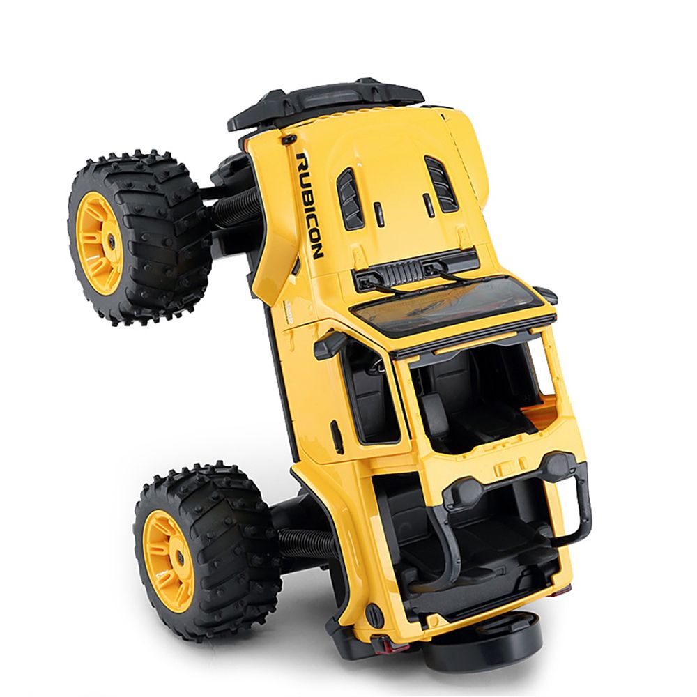 Masinuta cu telecomanda, Rastar, Jeep Wrangler, 1:14, Galben