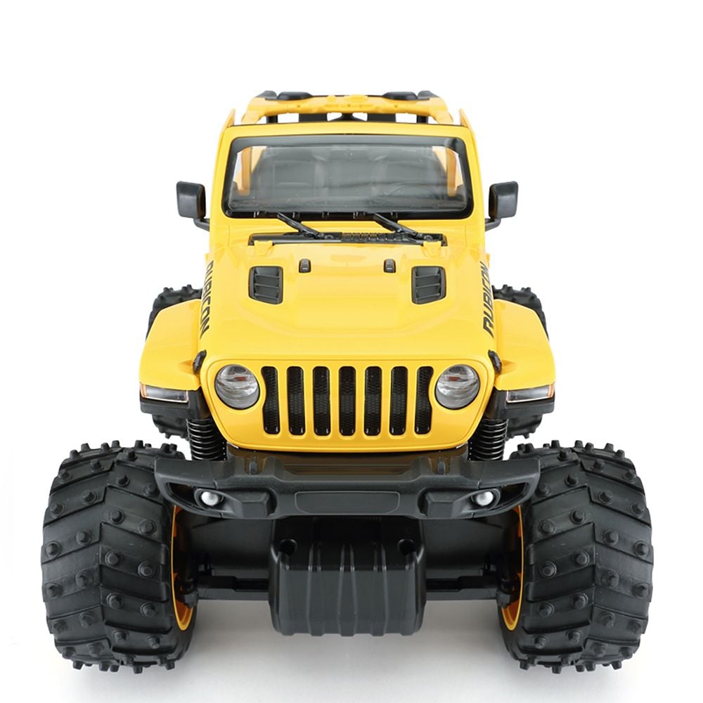 Masinuta cu telecomanda, Rastar, Jeep Wrangler, 1:14, Galben