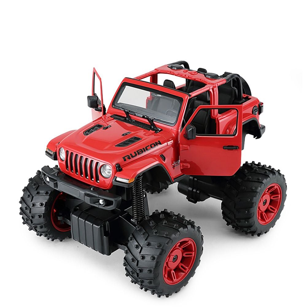 Masinuta cu telecomanda, Rastar, Jeep Wrangler, 1:14, Rosu