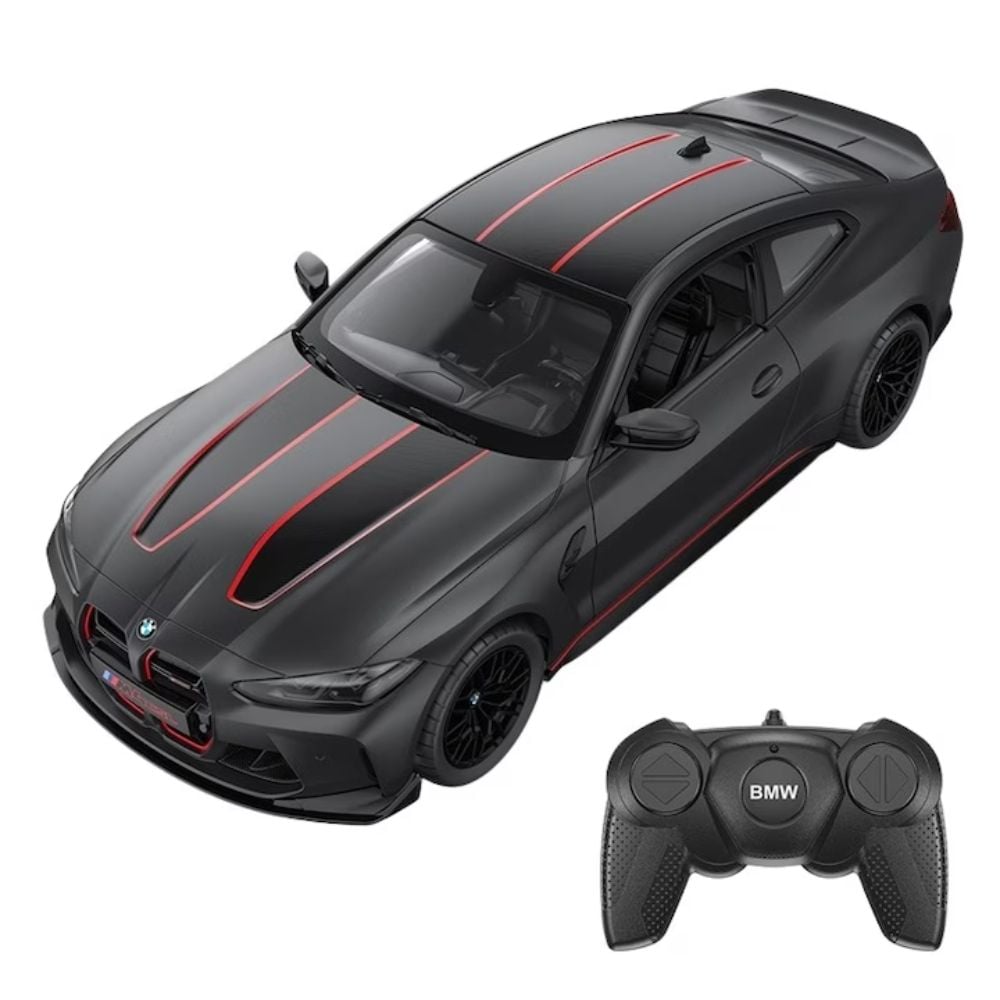 Masinuta cu telecomanda, Rastar, BMW M4 CSL, 1:16, Negru