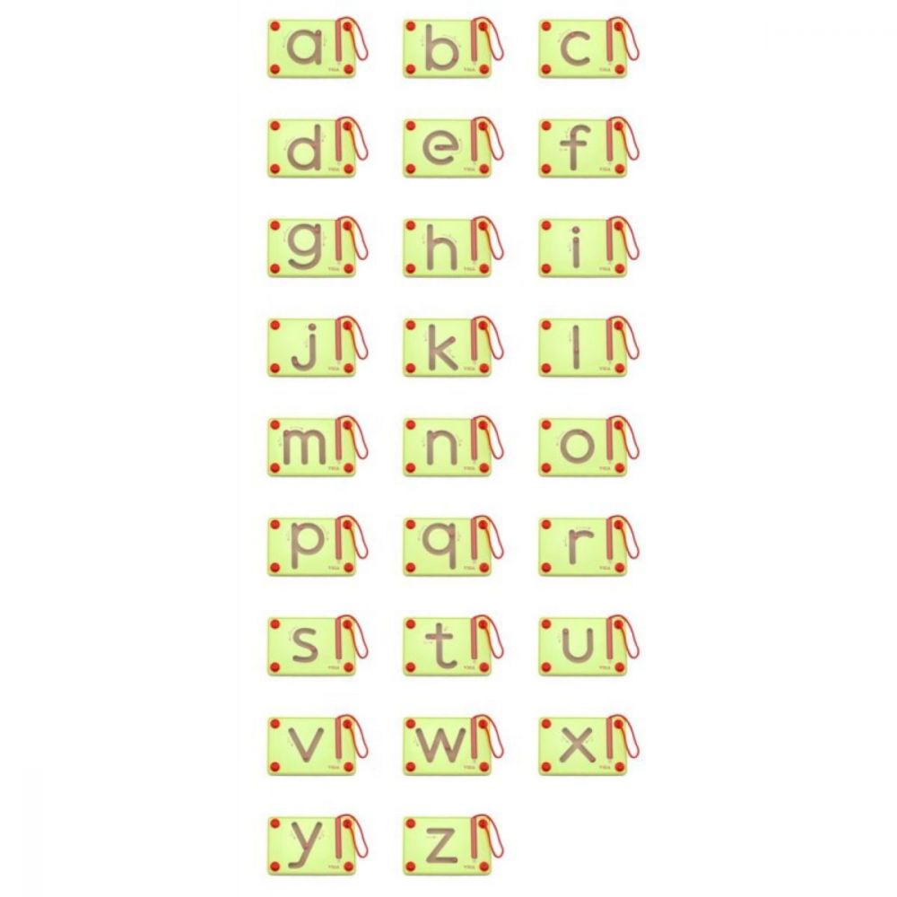 Set magnetic de scriere, Viga, litere mici