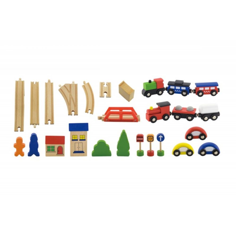 Set de trenulete din 49 de piese, Viga