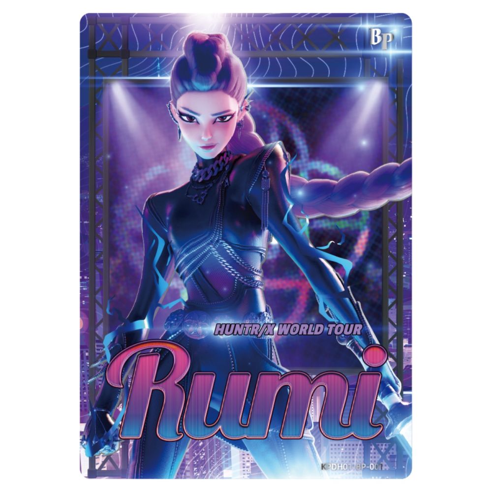 Set 8 cartonase colectibile, K-Pop Demon Hunters, Energy Edition, Seria 1