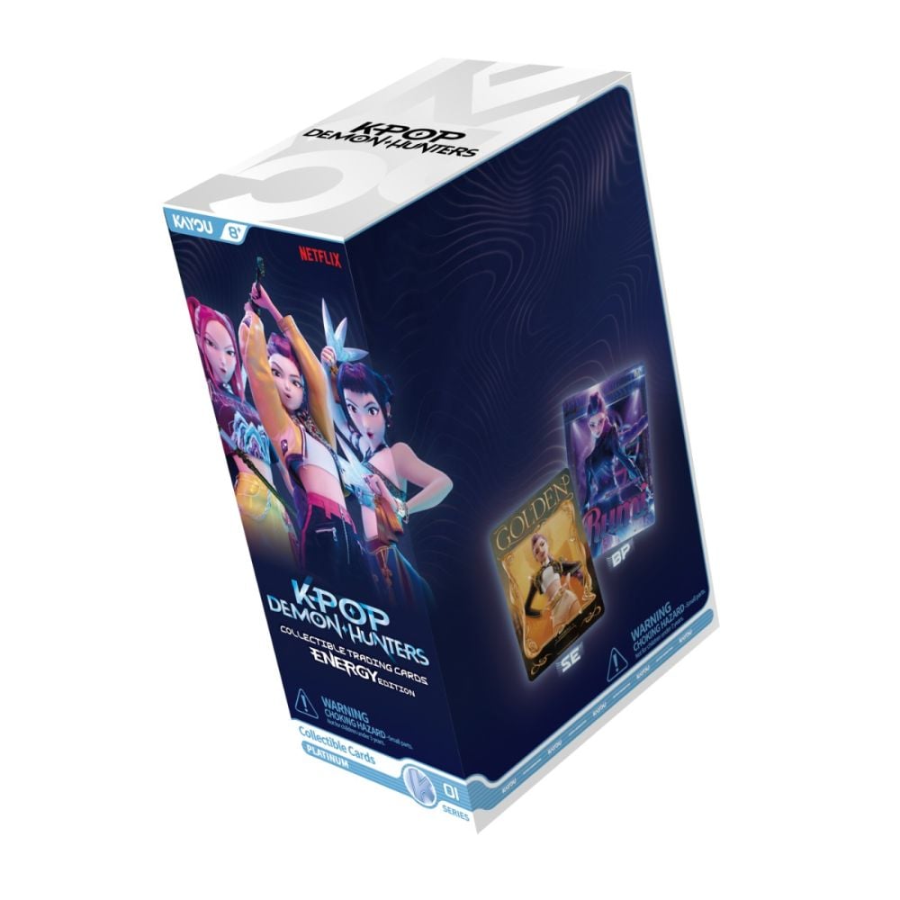 Set 8 cartonase colectibile, K-Pop Demon Hunters, Energy Edition, Seria 1
