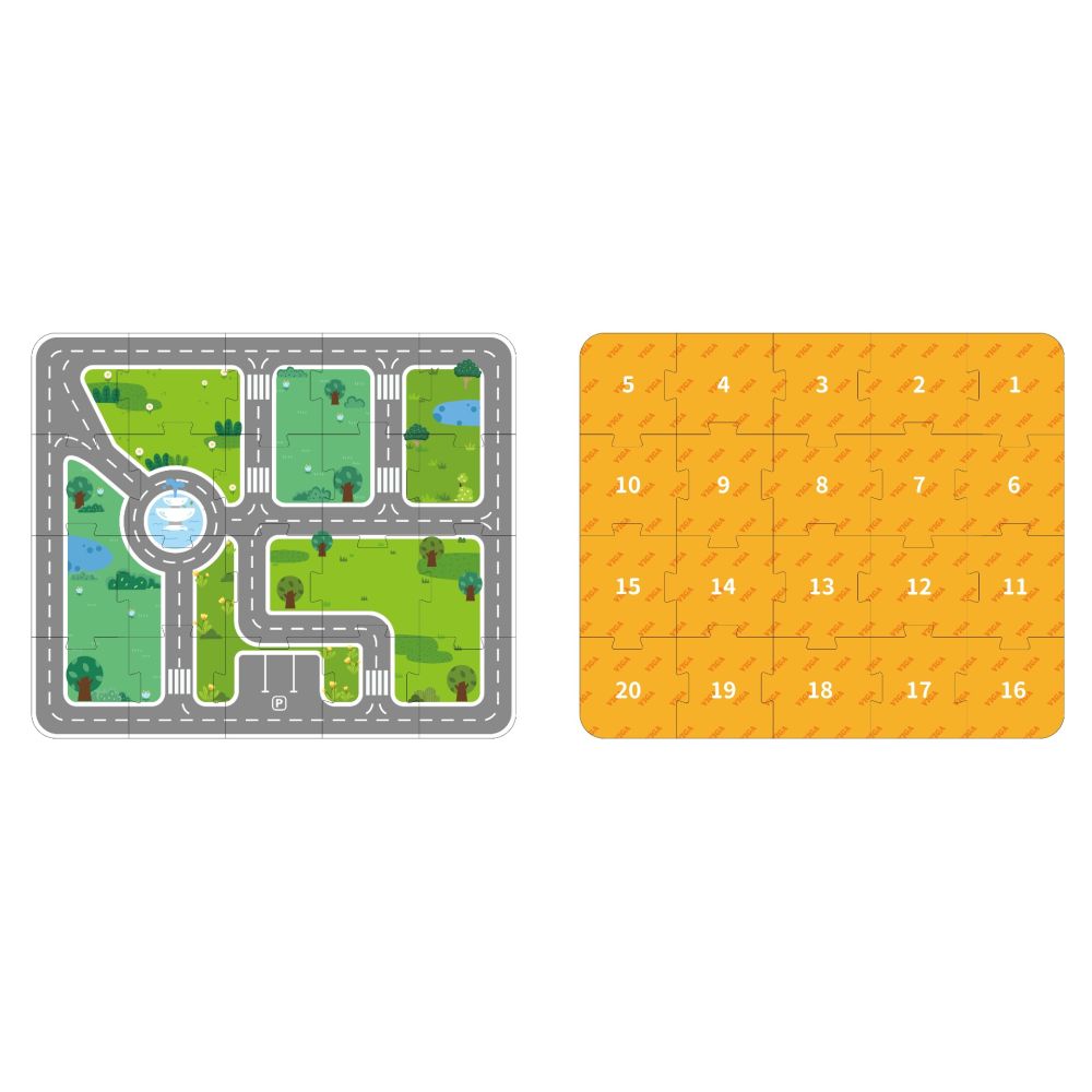 Cuburi de construit, Viga, Orase, 100 buc
