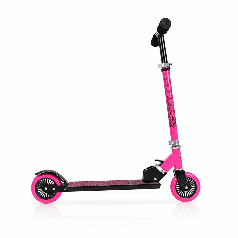 Trotineta pliabila cu ghidon reglabil, Kick'n Roll, Lamborghini L6 120, Roz
