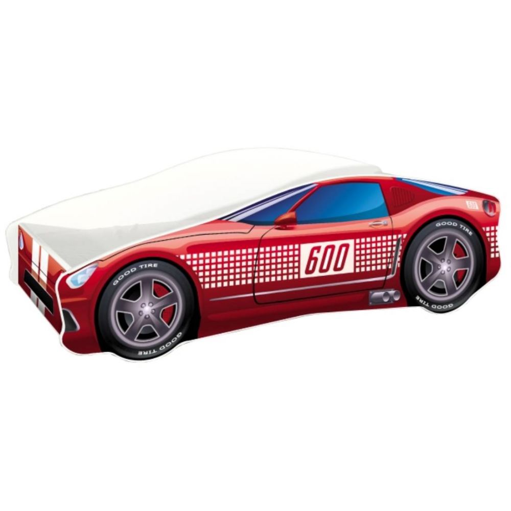 Pat Tineret MyKids Race Car 01 Red, Somiera 160x80 cm